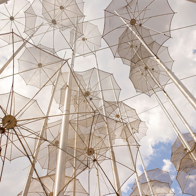 Modern Art and Nature: From Zongolopoulos' Umbrellas to Green Parks Modern Art and Nature: From Zongolopoulos' Umbrellas to Green Parks